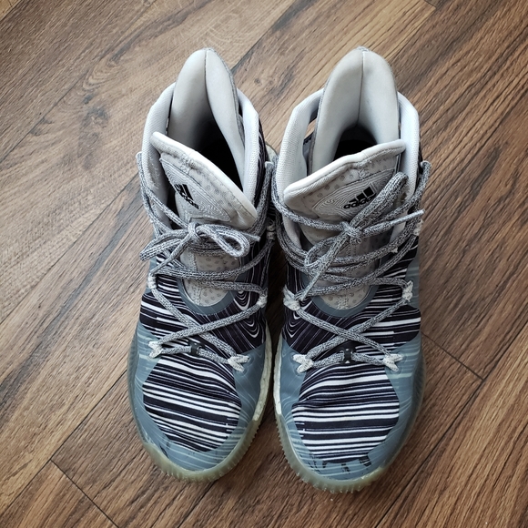 Adidas High Top Geofit sneakers size 9 - Picture 8 of 10